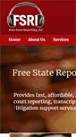 Mobile Screenshot of freestatereporting.com